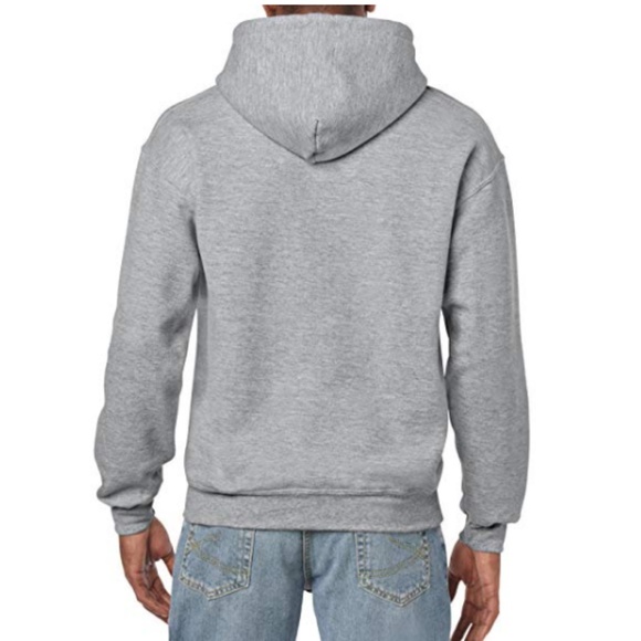 Men's Heavy Blend Fleece Hooded Sweatshirt - Picture 2 of 2